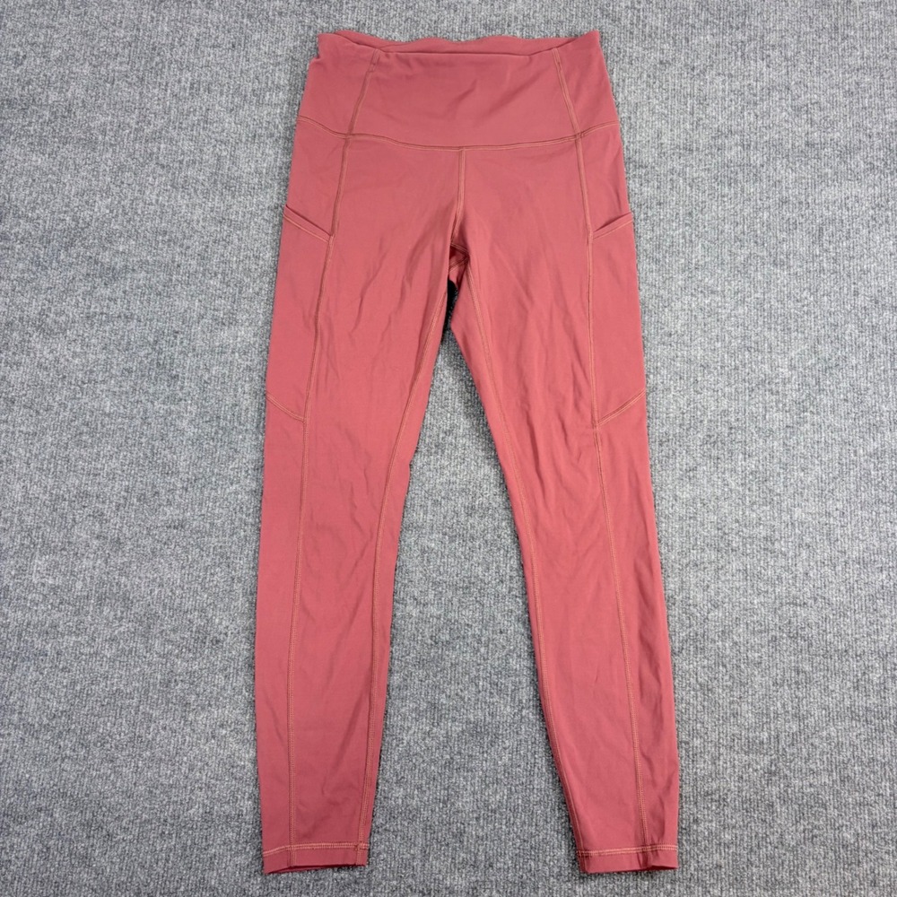 CRZ YOGA Womens High Waisted Leggings with Pockets Dusty Rose Pink Size XS 25in - Picture 3 of 11